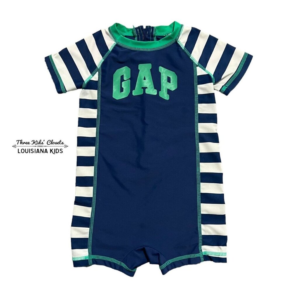 Baby Gap 12-18m One-Piece Rashguard Swim Suit
